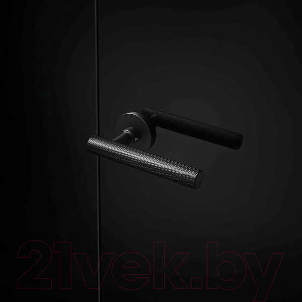 Изображение товара Ручка дверная Аллюр Art Collection Paradiso 52150 (матовый черный)