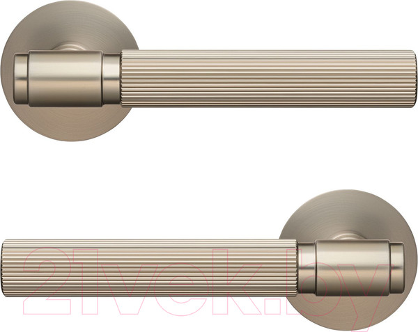 Изображение товара Ручка дверная Аллюр Art Collection Esteta MSN 53180 (матовый никель)