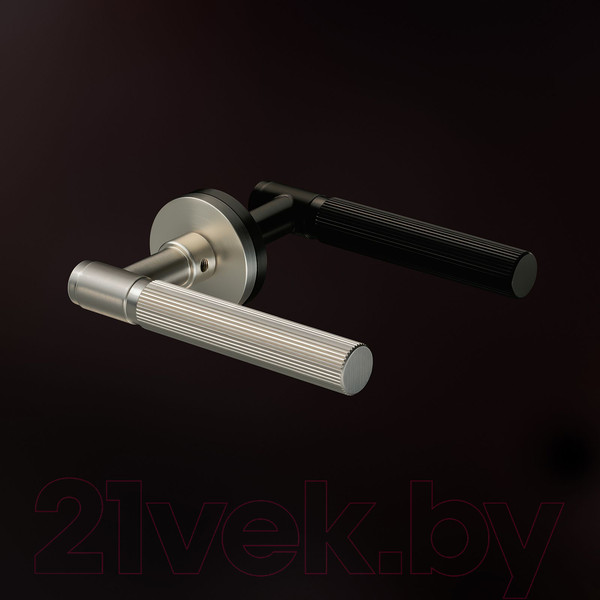 Изображение товара Ручка дверная Аллюр Art Collection Esteta MSN 53180 (матовый никель)