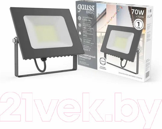 Изображение товара Прожектор Gauss Qplus 688100370