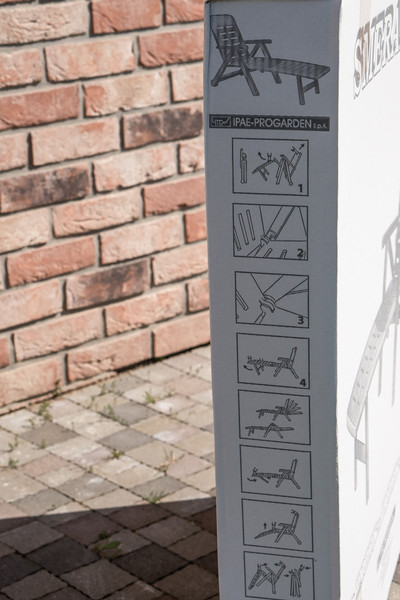 Изображение товара Складной шезлонг Ipae Progarden Smeraldo / SME30CAN (антрацит)