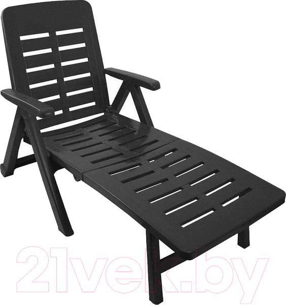 Изображение товара Складной шезлонг Ipae Progarden Smeraldo / SME30CAN (антрацит)