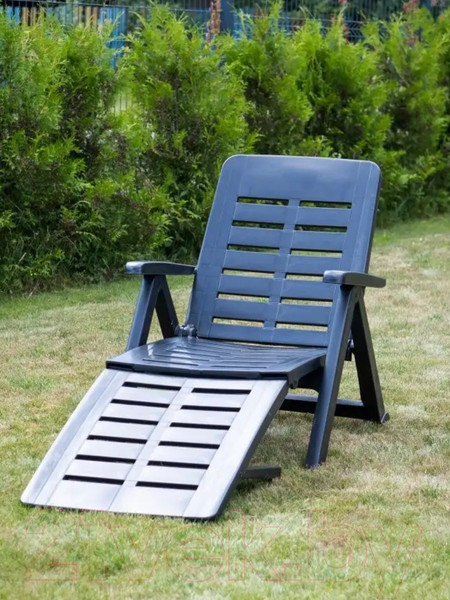 Изображение товара Складной шезлонг Ipae Progarden Smeraldo / SME30CAN (антрацит)