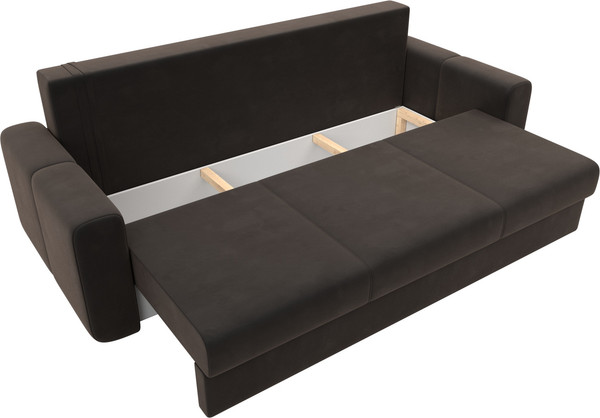 Изображение товара Диван Лига Диванов Лига-031 / 121257  (велюр коричневый)