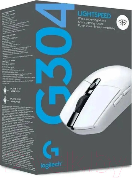 Изображение товара Мышь Logitech G304 Lightspeed / 910-005295 (белый)