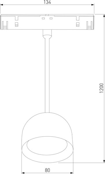 Изображение товара Трековый светильник Elektrostandard Slim Magnetic Uno 85126/01 8W 4000K (черный)