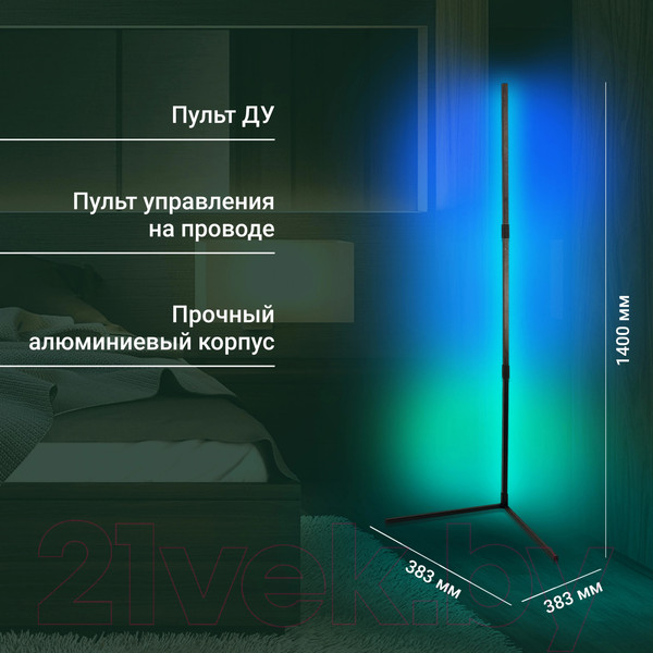 Изображение товара Торшер Digma FloorLight FL11 (черный)