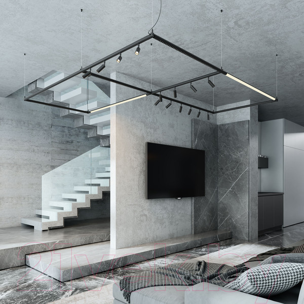 Изображение товара Трековый светильник Elektrostandard Module System 85174/01 24W 3000K (черный)