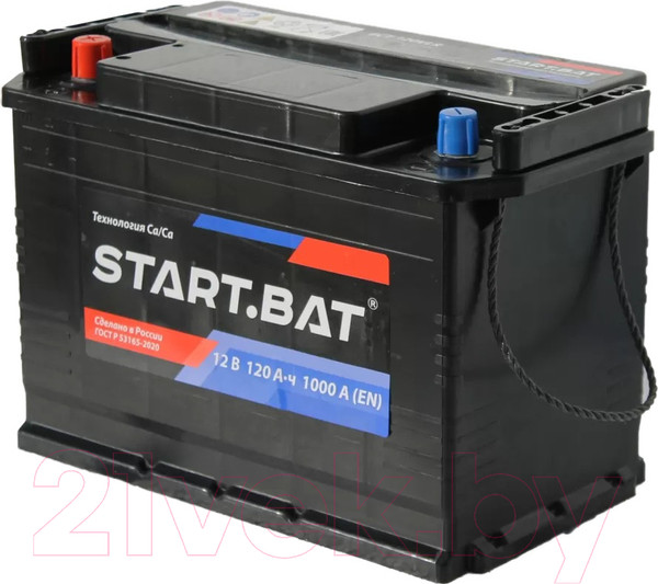 Изображение товара Автомобильный аккумулятор СтартБат 6СТ-120 VL рус / 600121024 (120 А/ч)