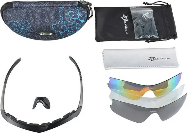 Изображение товара Очки солнцезащитные RockBros 10037 (черный/серый)