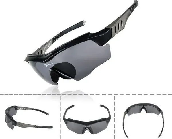 Изображение товара Очки солнцезащитные RockBros 10037 (черный/серый)