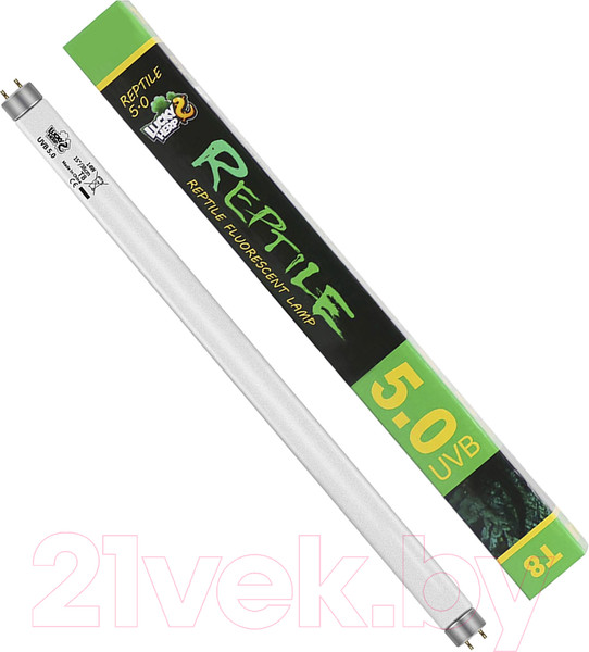 Изображение товара Лампа для террариума Lucky Herp Reptile UVB T8 Fluorescent Tube 15W UVB 5.0 / 011