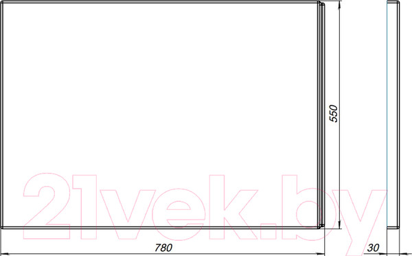 Изображение товара Экран для ванны Aquanet Lotos L80 H55 K