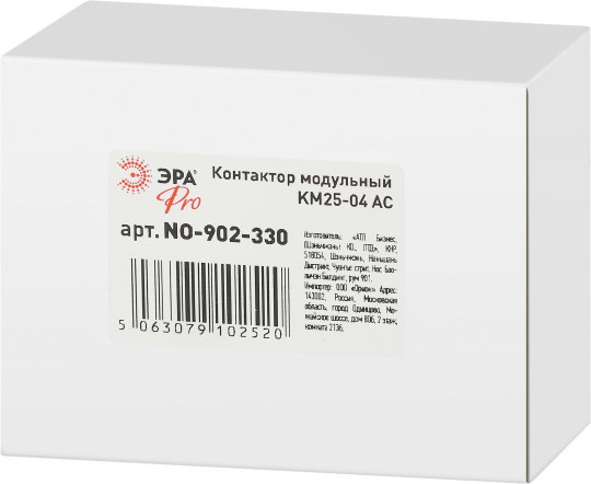 Изображение товара Контактор ЭРА Pro NO-902-330 КМ25-04 АС / Б0062286