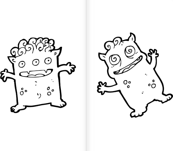 Изображение товара Раскраска АСТ Смешные монстрики и зверята, мягкая обложка (Шварценгольд Изольда)