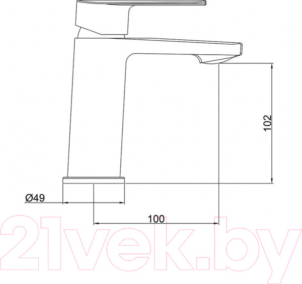 Изображение товара Смеситель Gross Aqua Scandi 6280545C