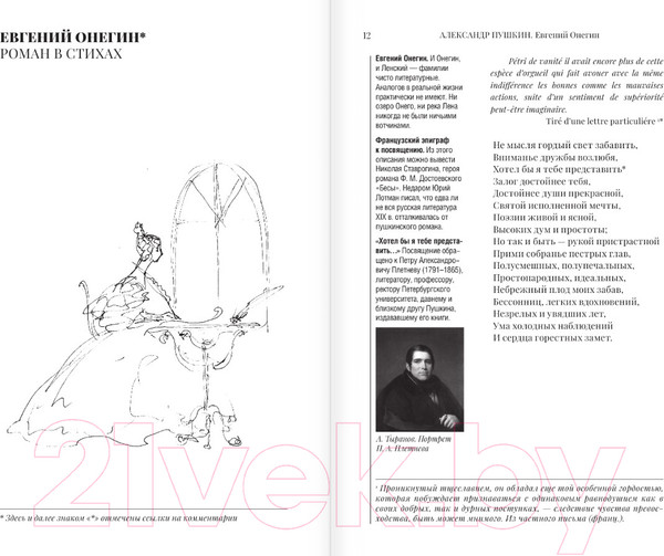 Изображение товара Книга АСТ Евгений Онегин. Шедевры мировой литературы / 9785171635626 (Пушкин А.С.)