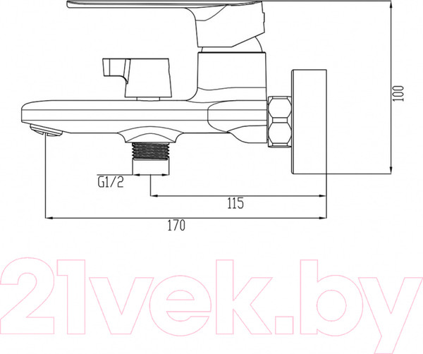 Изображение товара Смеситель Gross Aqua Scandi 2550545C