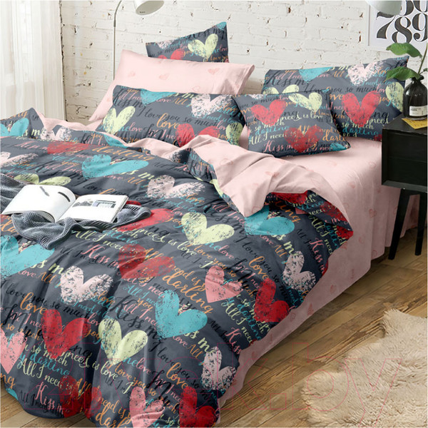 Изображение товара Комплект постельного белья Alleri Поплин Luxe евро max / П-284