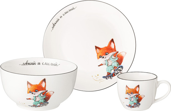 Изображение товара Набор посуды для кормления Lefard Ловкий и смелый / 260-945 