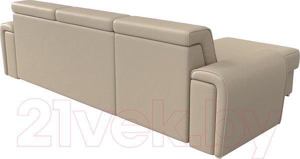 Изображение товара Диван угловой Лига Диванов Лига-025 левый / 119253L (экокожа бежевый)