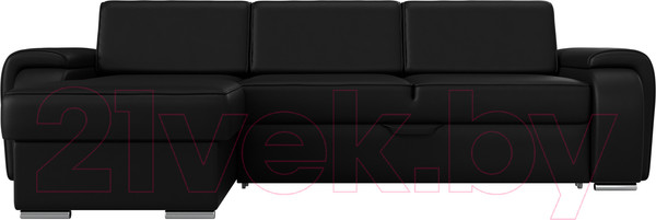 Изображение товара Диван угловой Лига Диванов Лига-025 левый / 119256L (экокожа черный)