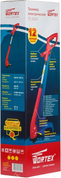 Изображение товара Триммер электрический Wortex TE250400019