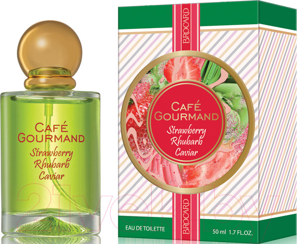 Изображение товара Туалетная вода Brocard Cafe Gourmand Strawberry Rhubarb Caviar (50мл)