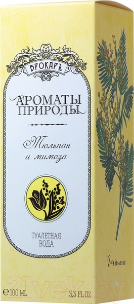 Изображение товара Туалетная вода Brocard Ароматы Природы. Тюльпан и мимоза (100мл)