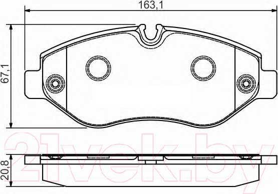 Изображение товара Тормозные колодки Bosch 0986495098
