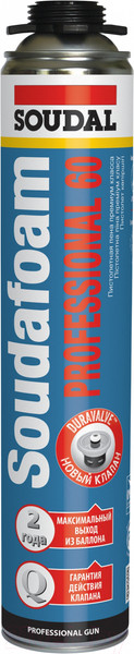 Изображение товара Пена монтажная Soudal Soudafoam Professional 60 (750мл)