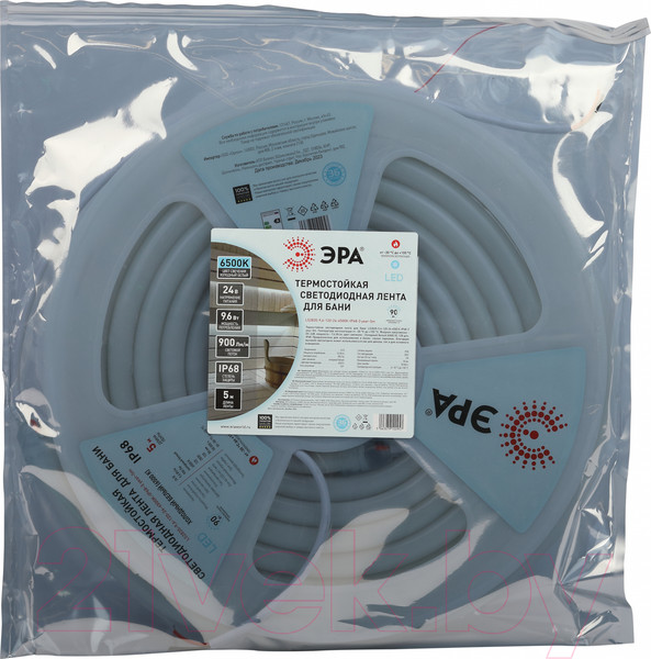 Изображение товара Светодиодная лента ЭРА LS2835-9.6-120-24-6500K-IP68-3 / Б0062329