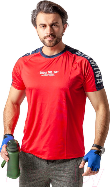 Изображение товара Футболка спортивная Isee CR1-00001 (р.50, красный)