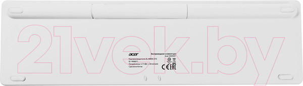 Изображение товара Клавиатура Acer OKR301 / ZL.KBDEE.015  (белый/серебристый)