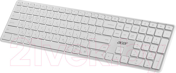 Изображение товара Клавиатура Acer OKR301 / ZL.KBDEE.015  (белый/серебристый)