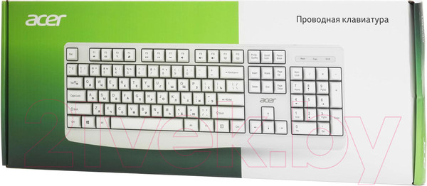 Изображение товара Клавиатура Acer OKW301 / ZL.KBDCC.01B (белый)