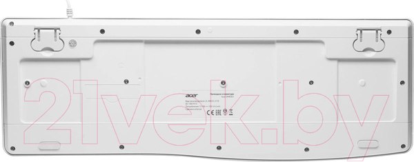 Изображение товара Клавиатура Acer OKW301 / ZL.KBDCC.01B (белый)