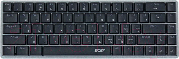 Изображение товара Клавиатура Acer OKW302 / ZL.KBDCC.01C (серебристый)