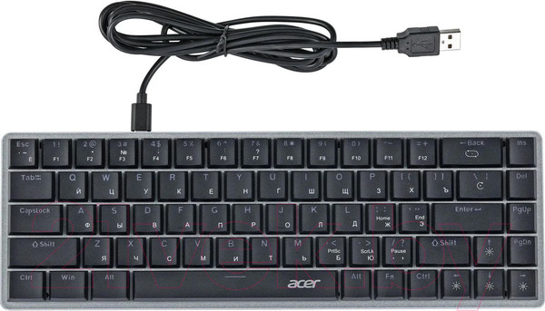 Изображение товара Клавиатура Acer OKW302 / ZL.KBDCC.01C (серебристый)