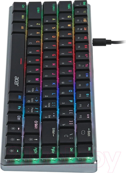 Изображение товара Клавиатура Acer OKW302 / ZL.KBDCC.01C (серебристый)