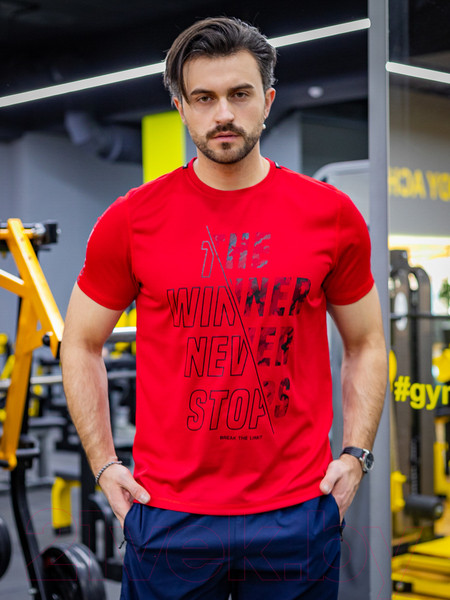 Изображение товара Футболка спортивная Isee CR3-00007 (р.46, красный)