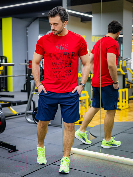 Изображение товара Футболка спортивная Isee CR3-00007 (р.52, красный)