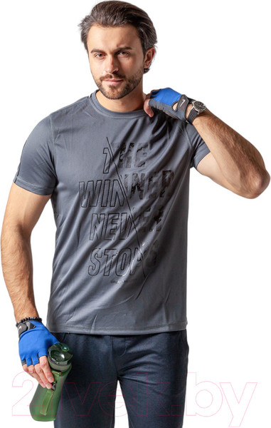 Изображение товара Футболка спортивная Isee CR3-00007 (р.46, графит)