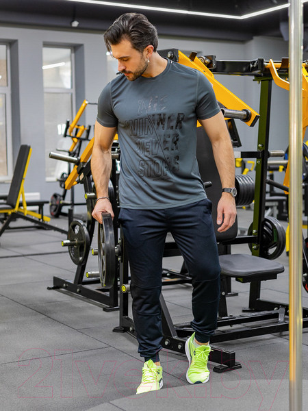 Изображение товара Футболка спортивная Isee CR3-00007 (р.50, графит)