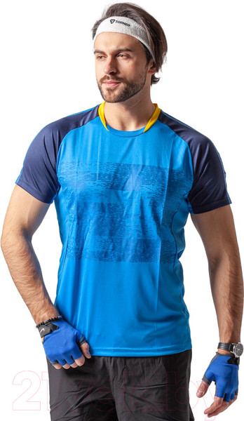 Изображение товара Футболка спортивная Isee CR4-00010 (р.50, синий)