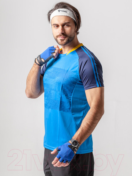 Изображение товара Футболка спортивная Isee CR4-00010 (р.50, синий)