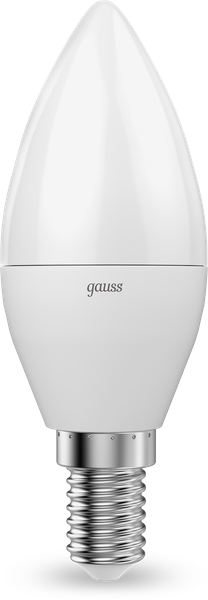 Изображение товара Лампа Gauss Свеча 9.5W 890lm 3000К E14 / 103101110