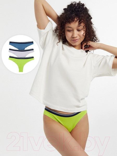 Изображение товара Комплект женских трусов Mark Formelle 412455-1-3 (р.98, лайм)