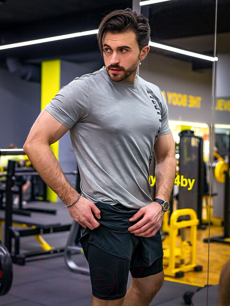 Изображение товара Футболка спортивная Isee CR5-00013 (р.50, серый)