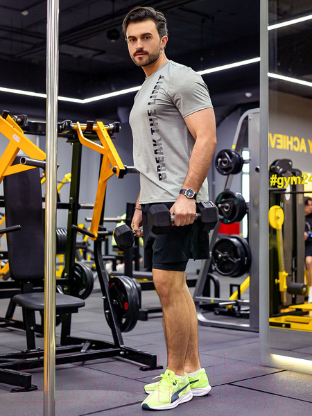 Изображение товара Футболка спортивная Isee CR5-00013 (р.50, серый)